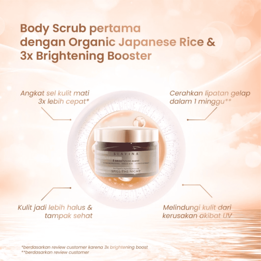 Slavina Spill The Night Body Scrub 300gram