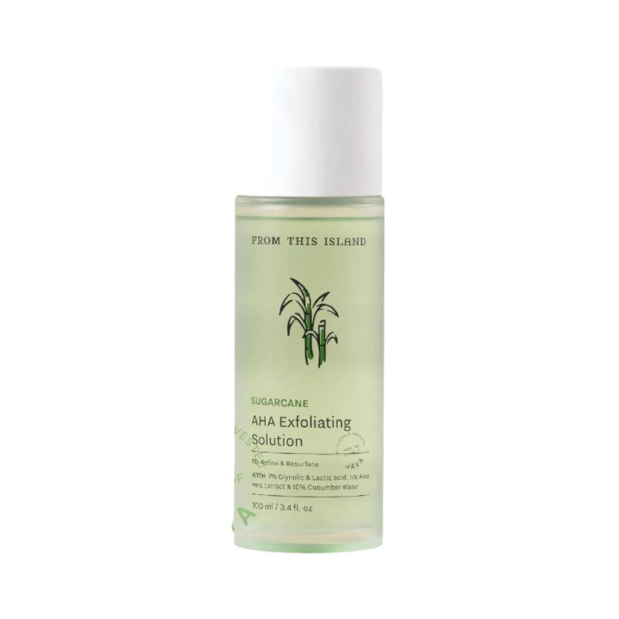From This Island Sugarcane AHA Exfoliating Solution Toner Wajah 100ml