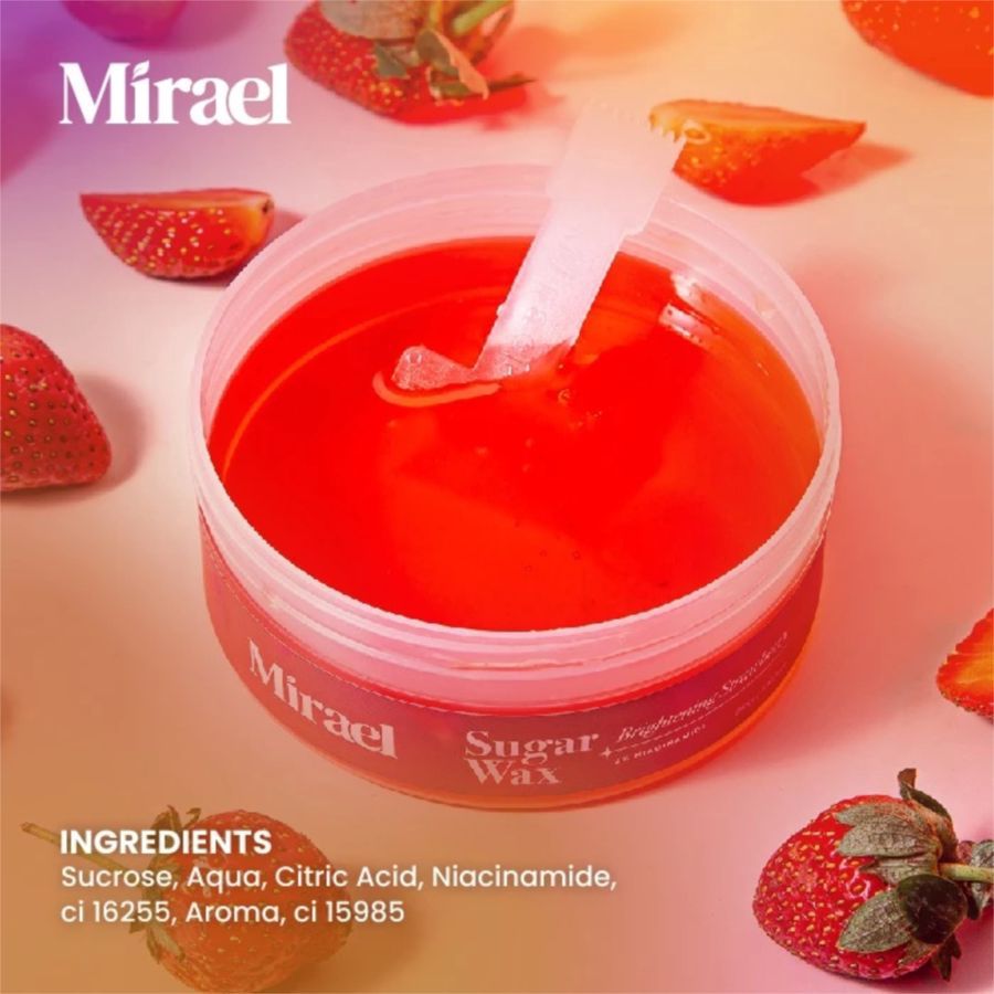 Mirael Brightening Strawberry Sugar Wax 250gram