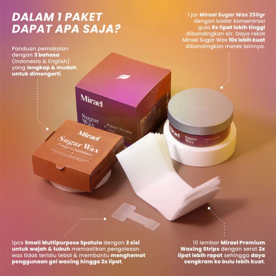 Mirael Belgian Chocolate Sugar Wax