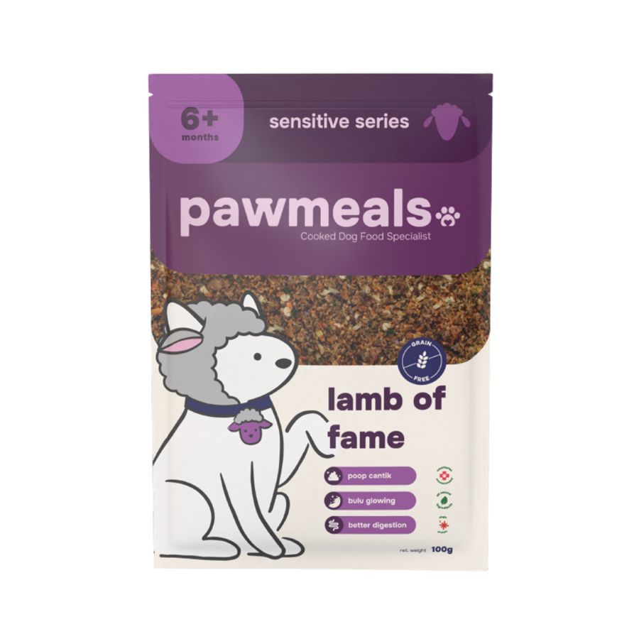 Pawmeals Sensitive Series Lamb of Fame Makanan Anjing Basah 100gram