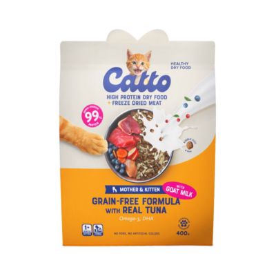 Catto Grain Free Tuna Mother and Kitten Makanan Kucing Kering