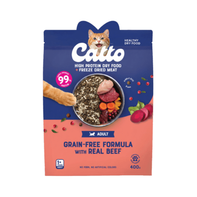 Catto Grain Free Beef Adult Makanan Kucing Kering