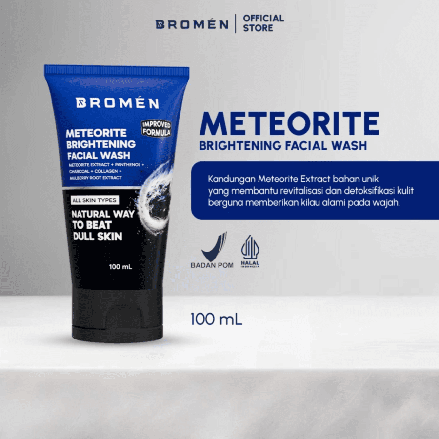 Bromen Meteorite Brightening Facial Wash 100ml