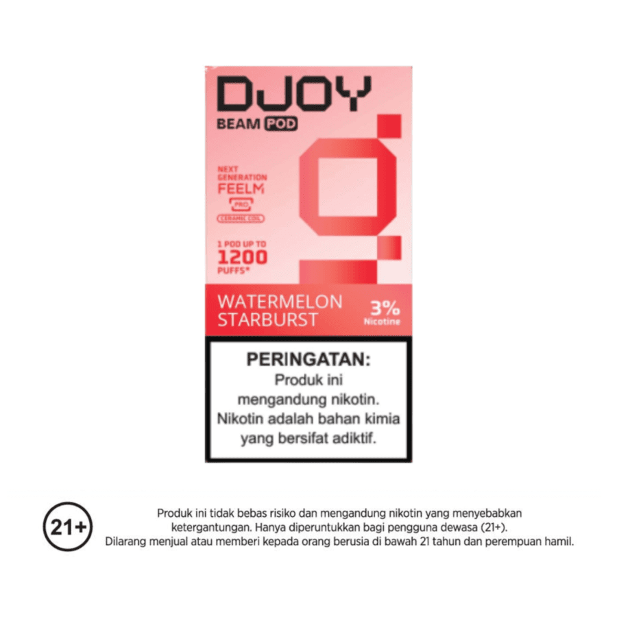 Djoy Beam Pod Watermelon Starburst Rokok Elektrik