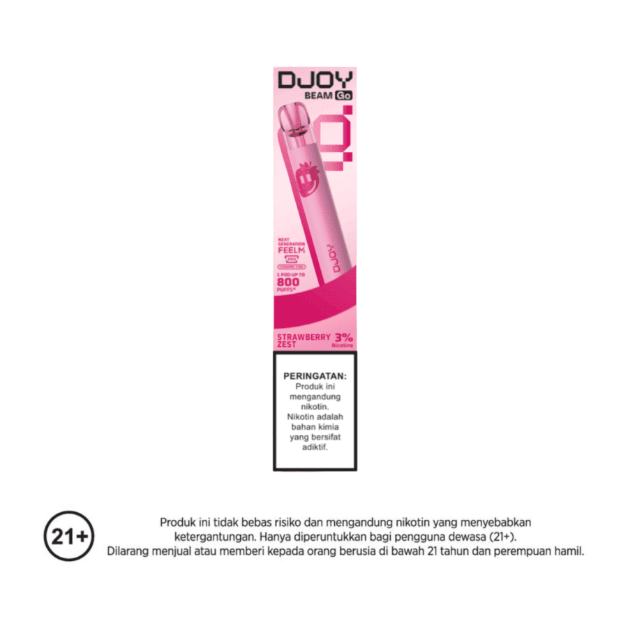 Djoy Beam Go Strawberry Zest Rokok Elektrik