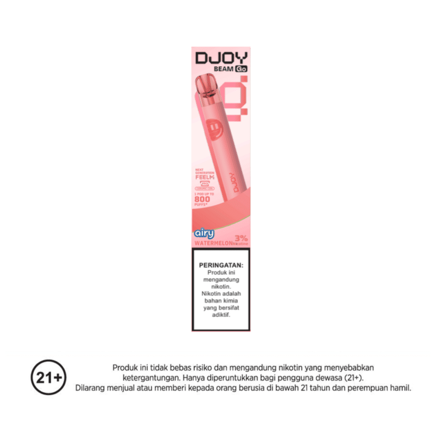 Djoy Beam Go Airy Watermelon Rokok Elektrik