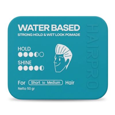 Hairnerds Professional Strong Hold & Wet Look Water Based Pomade