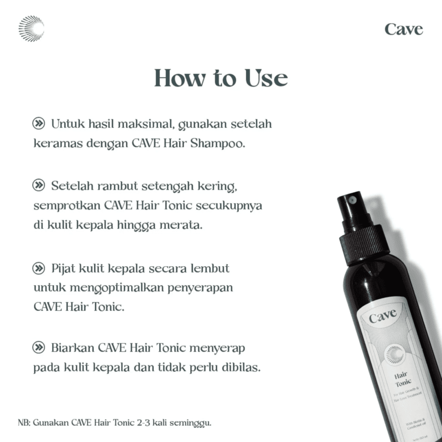 Cave Hair Tonic Perawatan Rambut 150ml