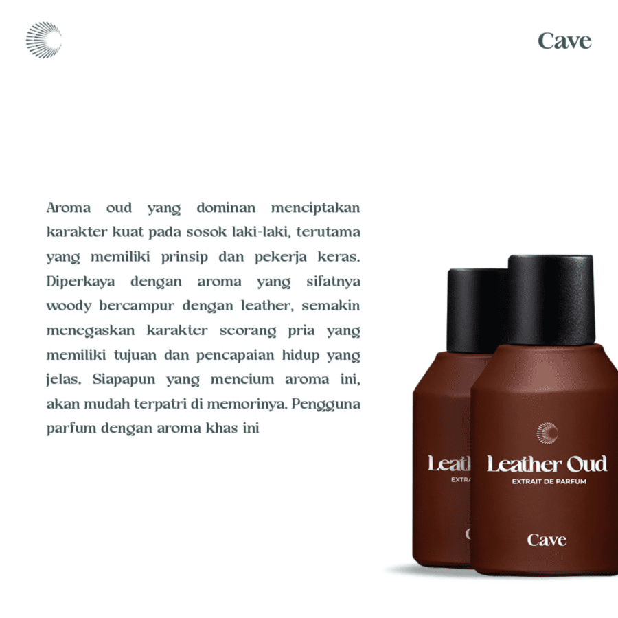 Cave Leather Oud Extrait de Parfum 50ml