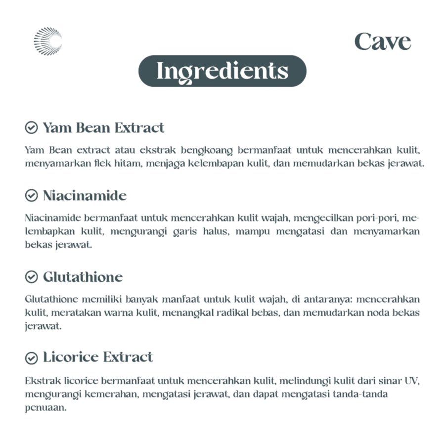 Cave Intense Bright Face Wash 100ml