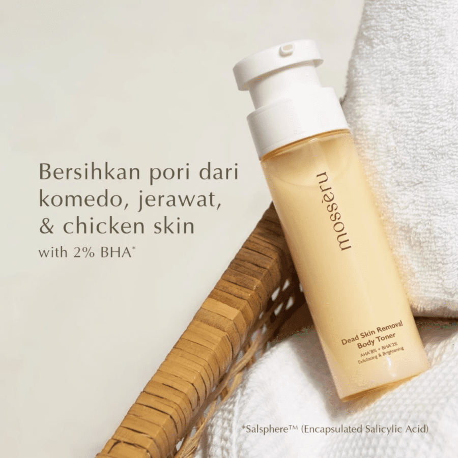 Mosseru AHA 8%+BHA 2% Dead Skin Remover Body Toner 100ml
