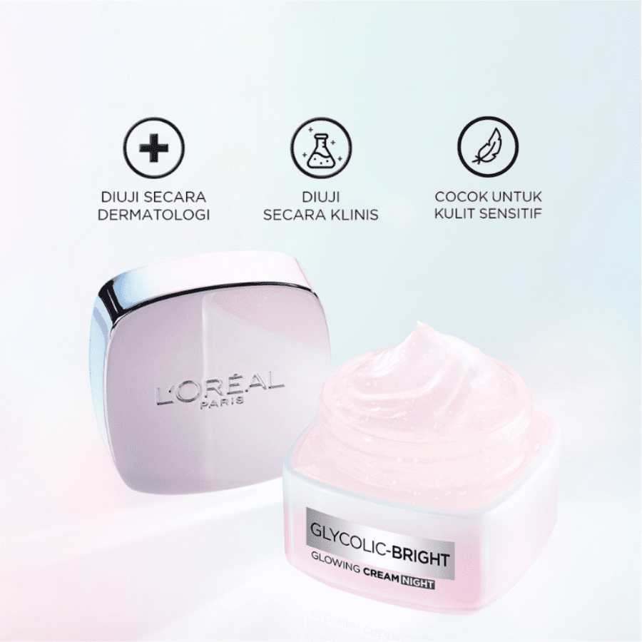 L'Oreal Paris Glycolic Glowing Night Cream 15ml