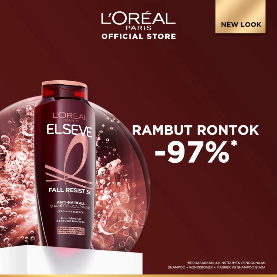L'Oreal Paris Elseve Fall Resist 3X Anti Hairfall Shampoo 200ml