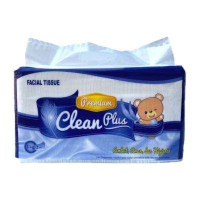 Clean Plus Premium 2 Ply Tisu Wajah