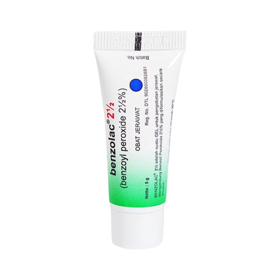 Benzolac 2.5% Obat Jerawat 5gram