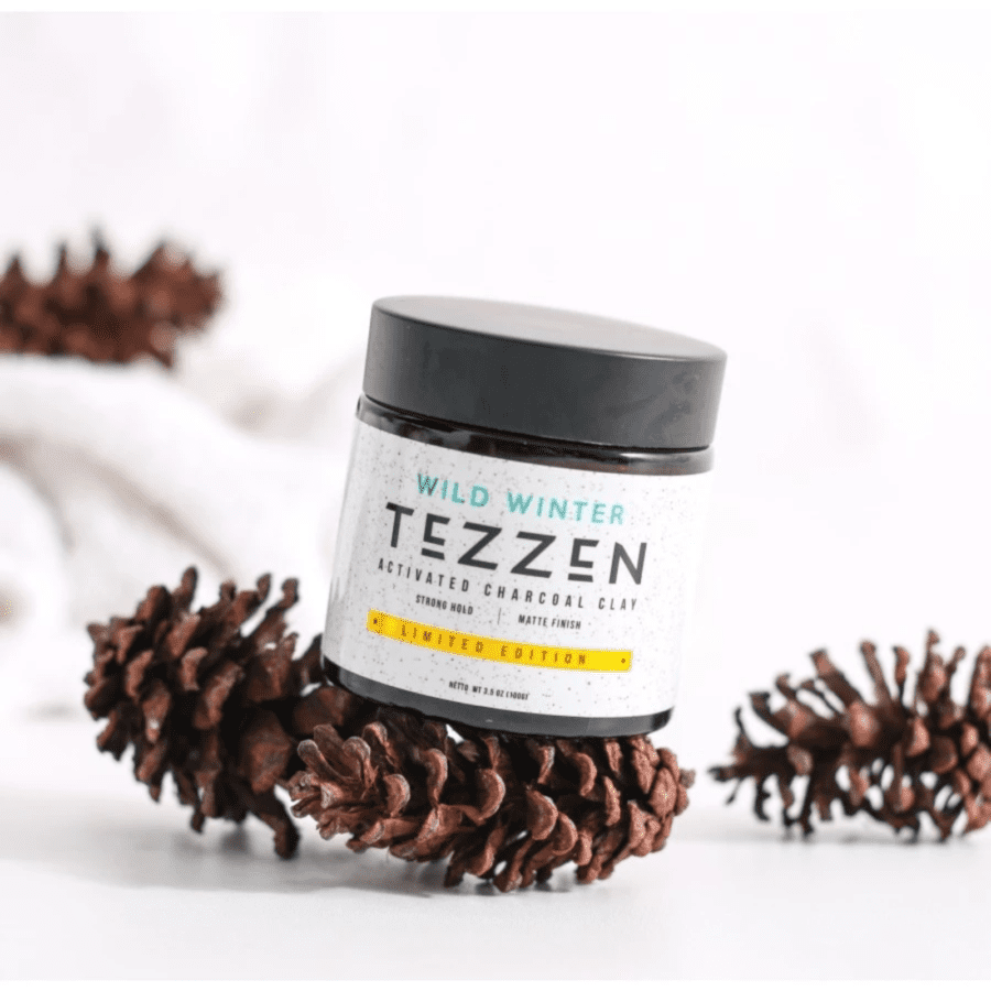 Tezzen Wild Winter Activated Charcoal Clay Pomade (Limited Edition) 100gram