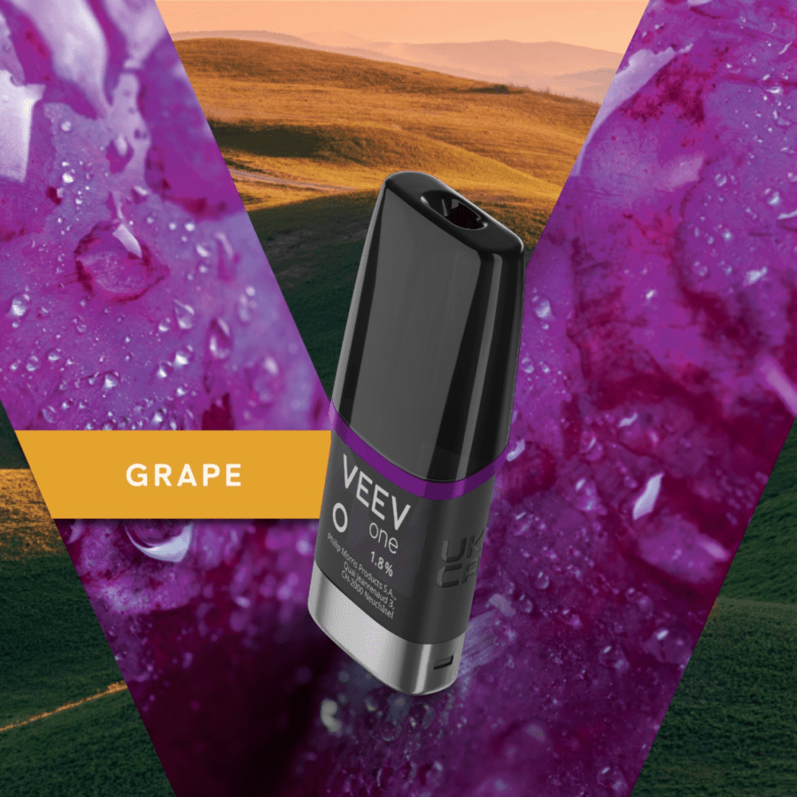 Veeva Grape Rokok Elektrik Pack 2ml 1pcs