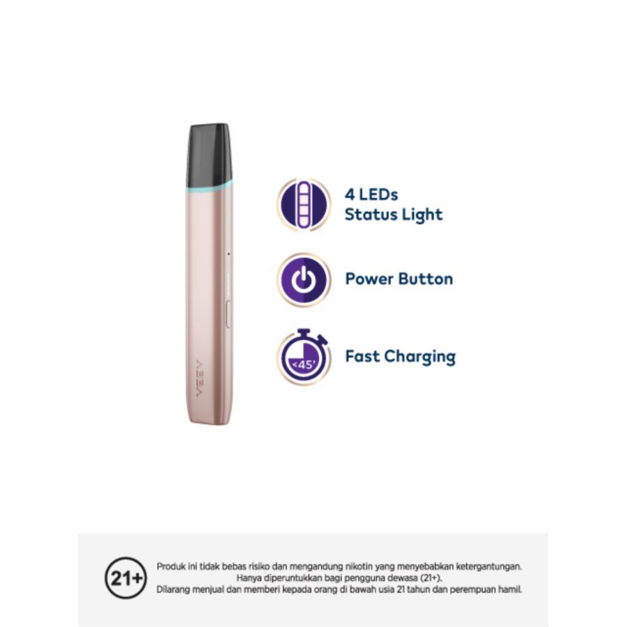 Veev One by Iqos Elite Luscious Pink Rokok Elektrik 1pcs