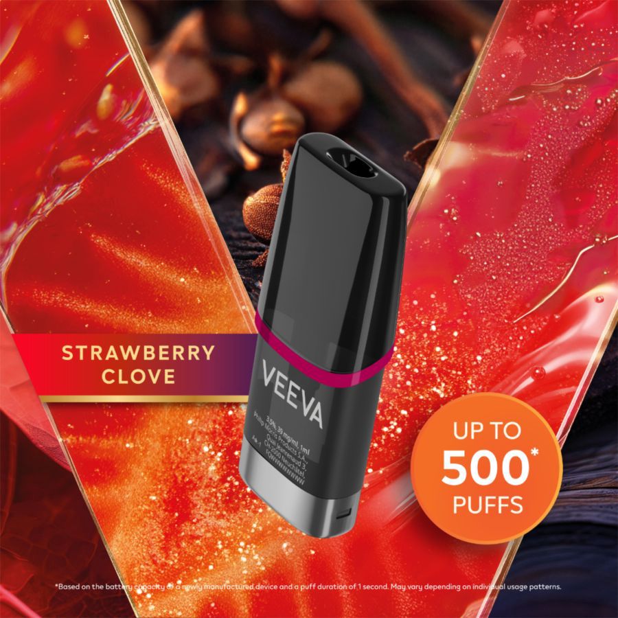 VEEVA Strawberry Clove 3.5% Rokok ELektrik 1ml