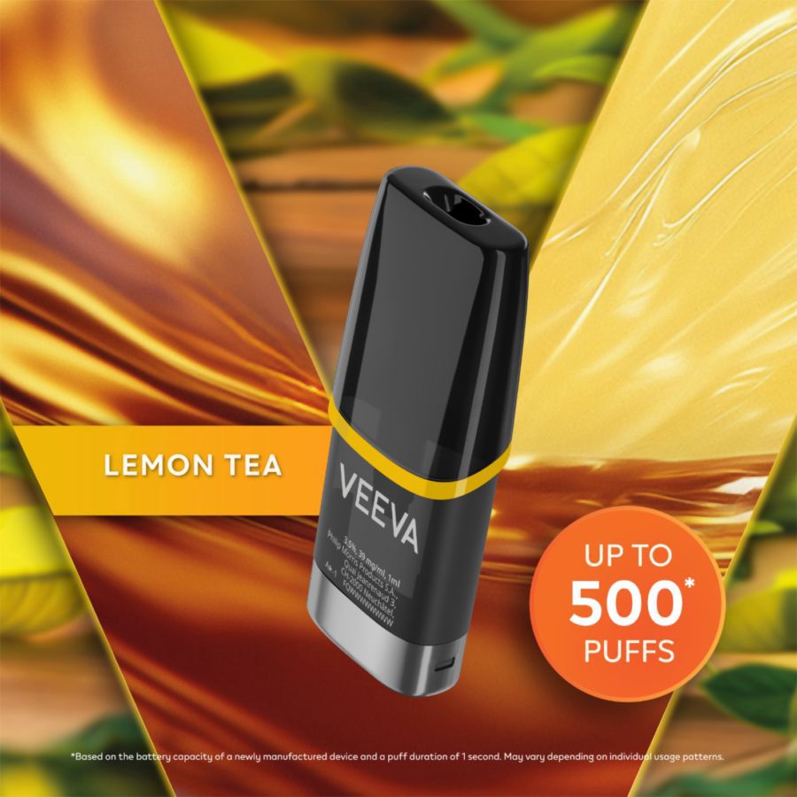 VEEVA Lemon Tea 3.5% Rokok Elektrik 1ml