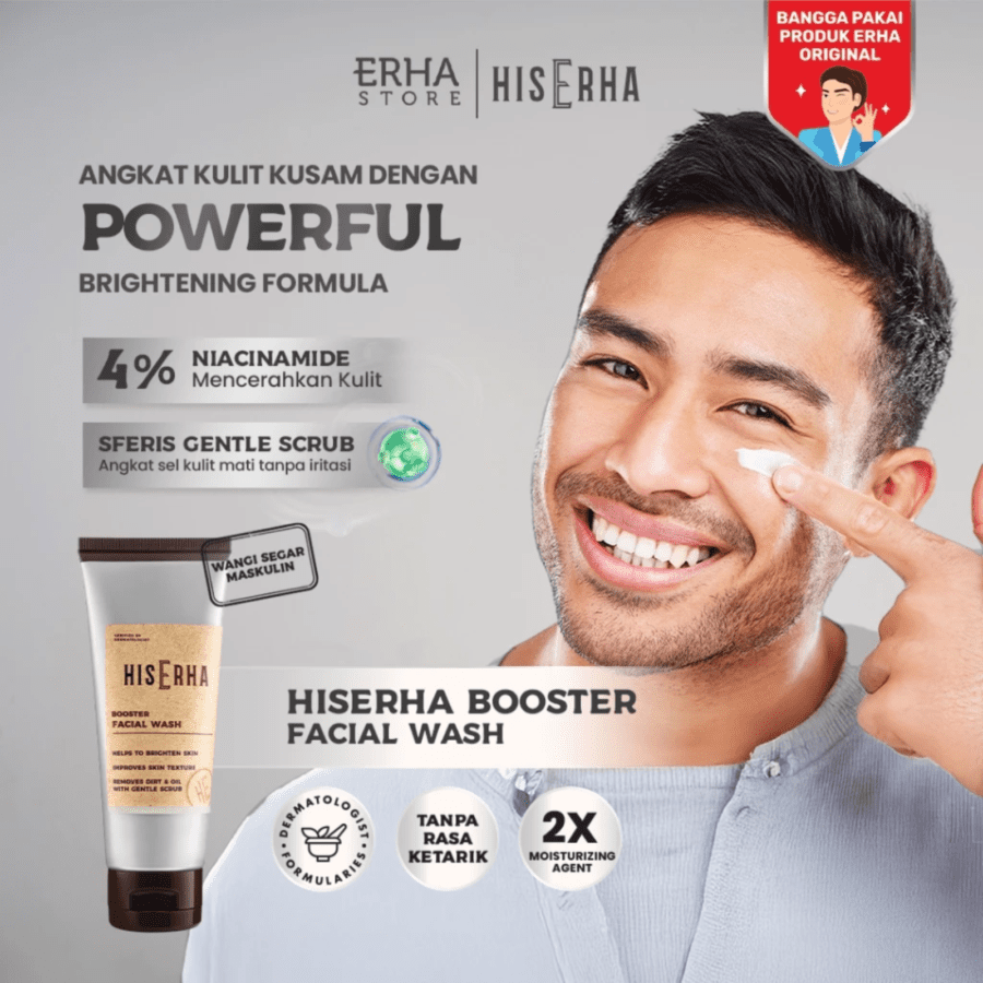 His Erha Booster Facial Wash 100gram