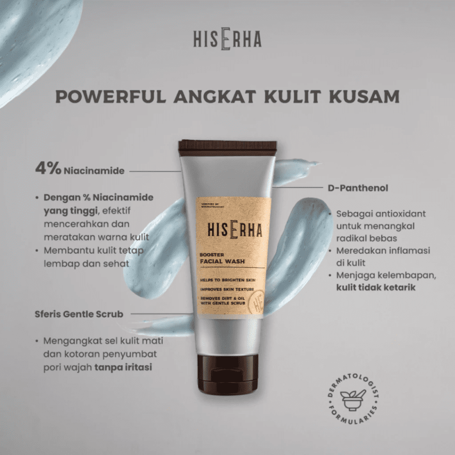 His Erha Booster Facial Wash 100gram