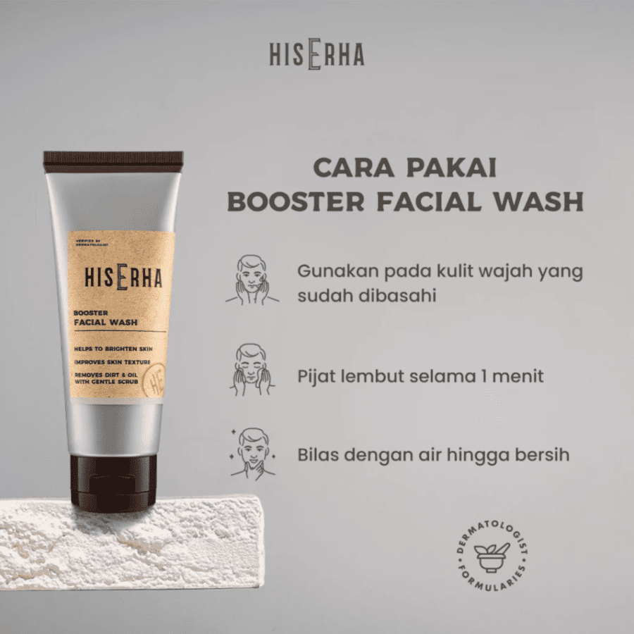 His Erha Booster Facial Wash 100gram