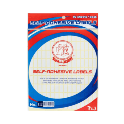 Tom & Jerry Labels No. 112 Self Adhesive Labels 10 Lembar