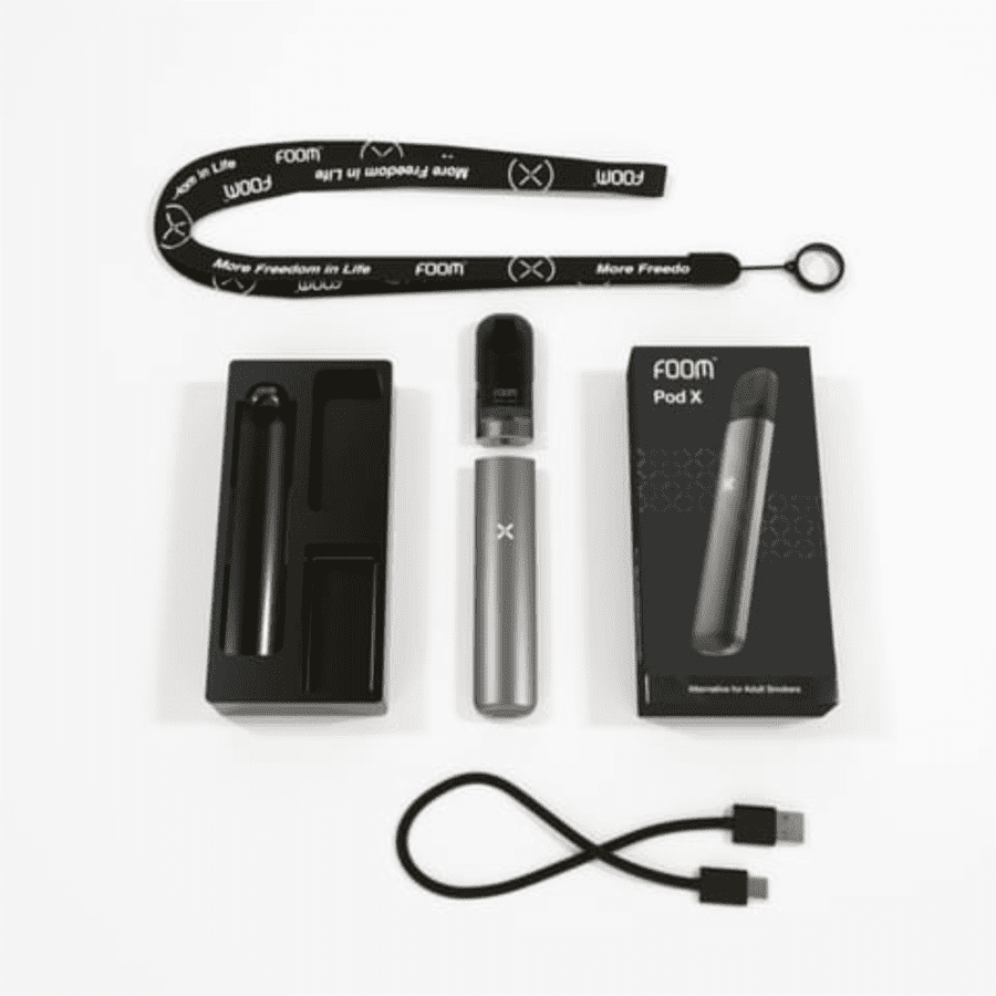 Foom Pod X Space Gray Rokok Elektrik