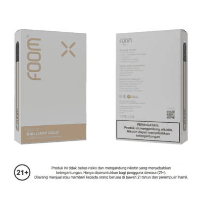 Foom Pod X Briliant Gold Rokok Elektrik