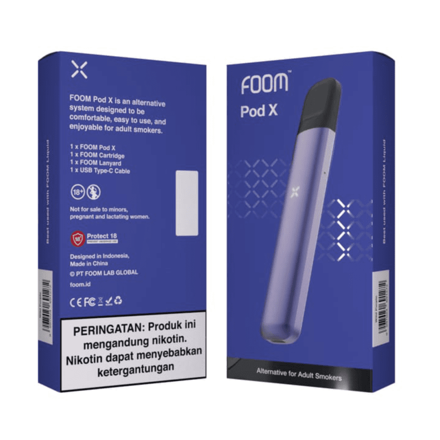 Foom Pod X Wild Purple Rokok Elektrik