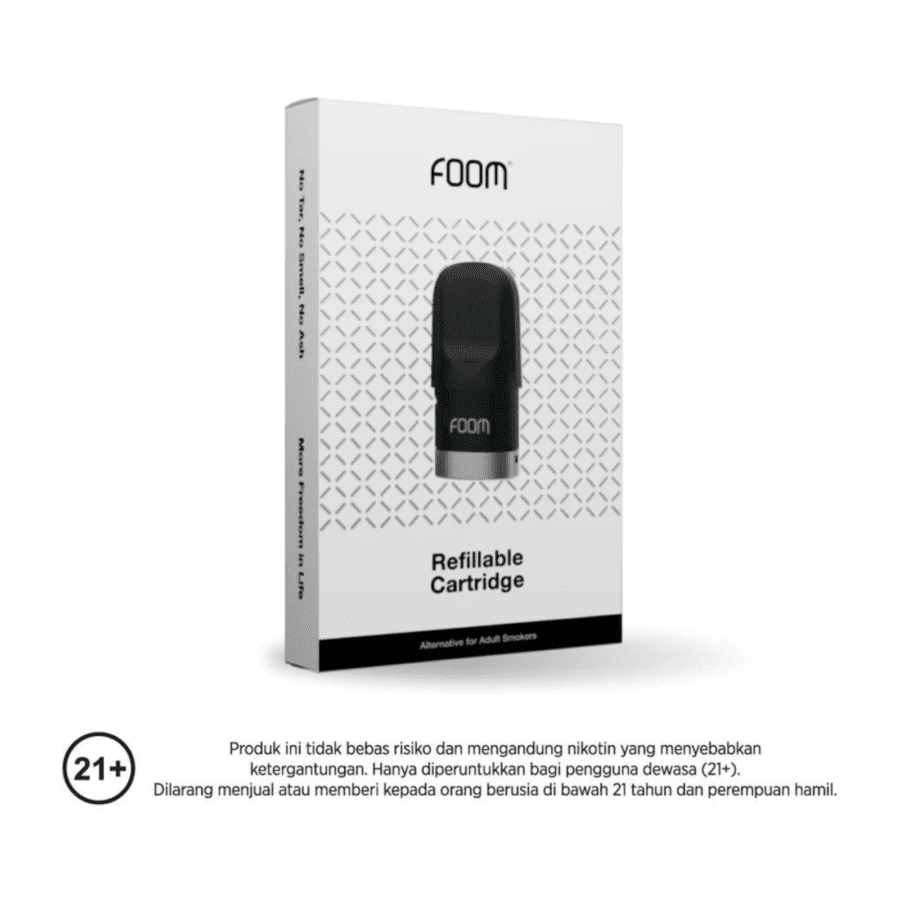 Foom Pod X Refillable Cartridge Rokok Elektrik 3pcs