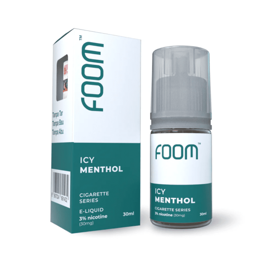 Foom Liquid Saltnic Icy Menthol Rokok Elektrik 30ml