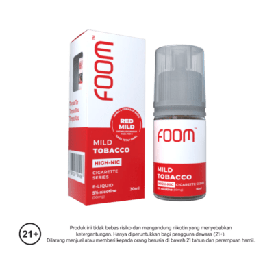 Foom Liquid Saltnic Mild Tobacco Rokok Elektrik