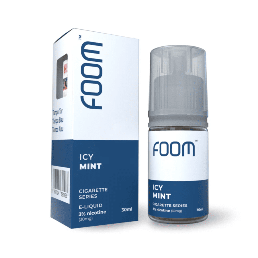 Foom Liquid Saltnic Icy Mint Rokok Elektrik 30ml