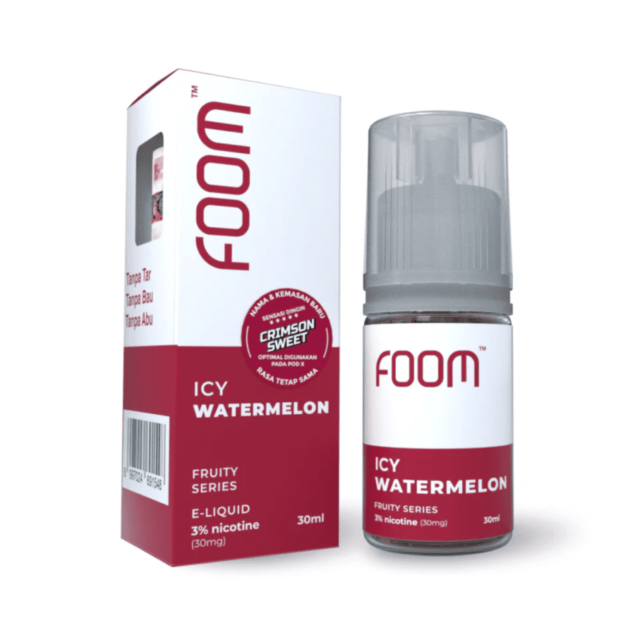 Foom Liquid Icy Watermelon Rokok Elektrik 30ml