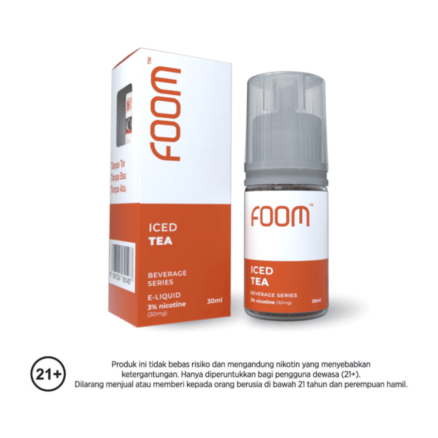 Foom Liquid Saltnic Iced Tea Rokok Elektrik 30ml