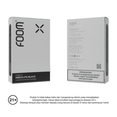 Foom Pod X Absolute Black Rokok Elektrik