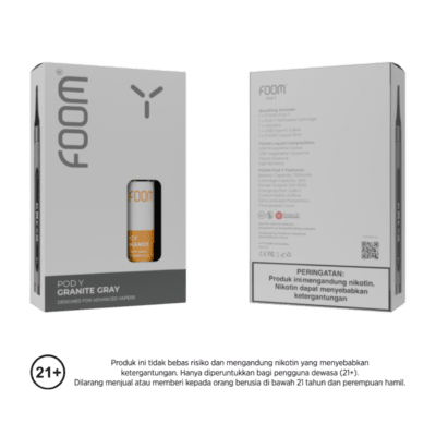 Foom Pod Y Granite Gray + Icy Mango Rokok Elektrik