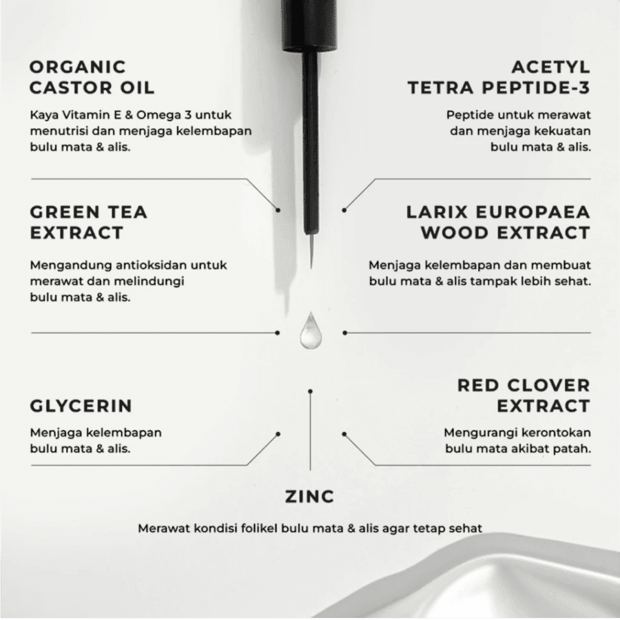 Eucalie Organic Lash & Brow Serum 4ml