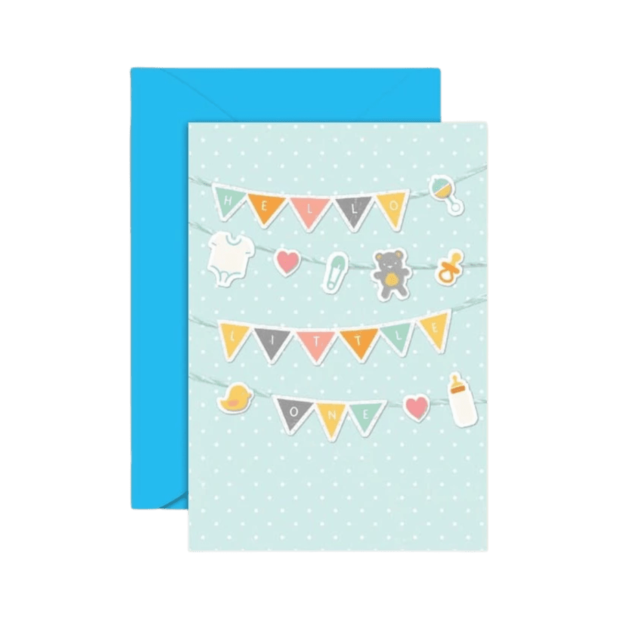 Hallmark New Baby HAL056 14,3cm x 19,5cm Greeting Card