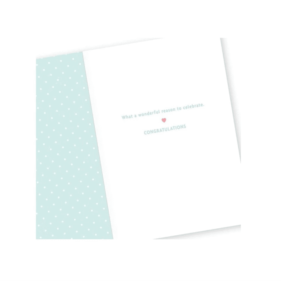 Hallmark New Baby HAL056 14,3cm x 19,5cm Greeting Card