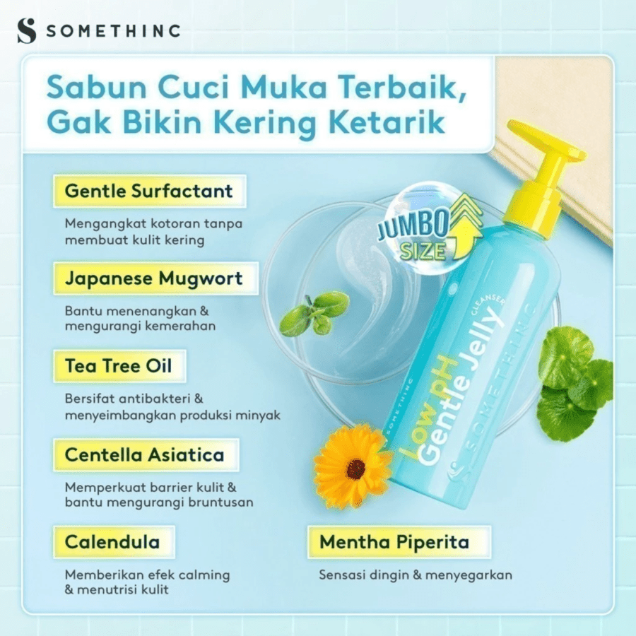 Somethinc Low pH Gentle Jelly Cleanser Facial Wash 100ml