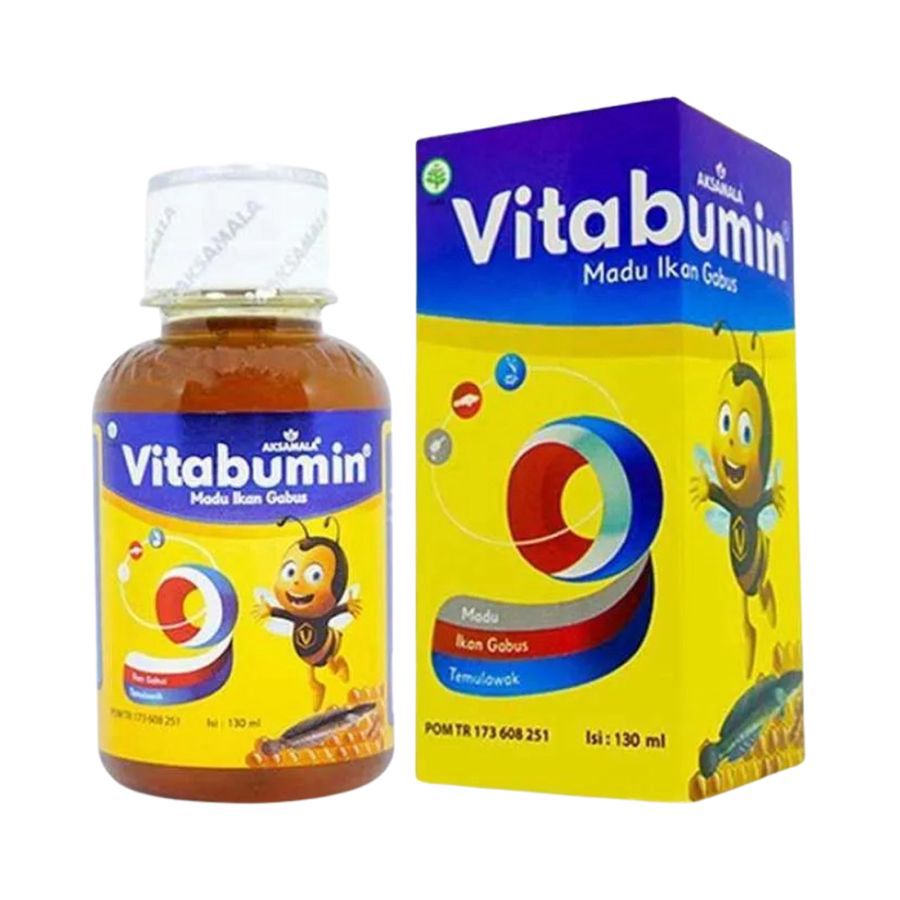 Vitabumin Madu & Ikan Gabus Suplemen Nafsu Makan Anak 130ml