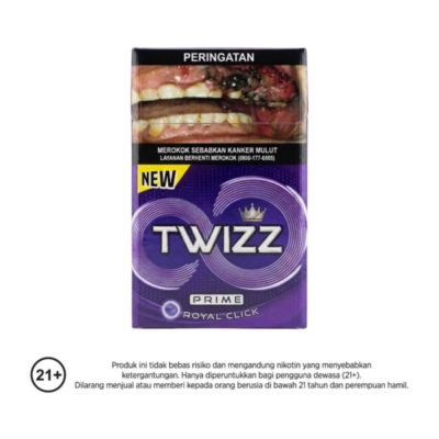Twizz Prime Royal Click Filter Rokok Batang