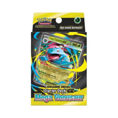 Pokemon Evolusi Mega Starter Deck ex Mega Venusaur Card Game