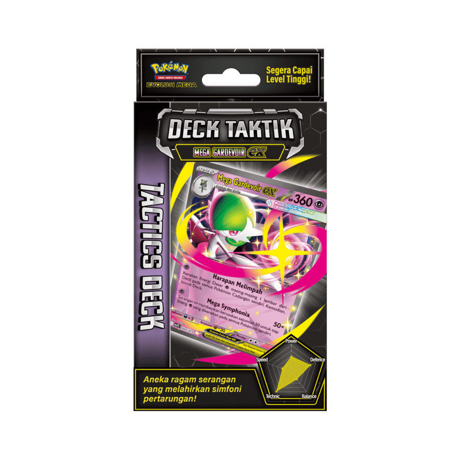 Pokemon Deck Taktik Mega Gardevoir ex MATS Card Game 1pcs
