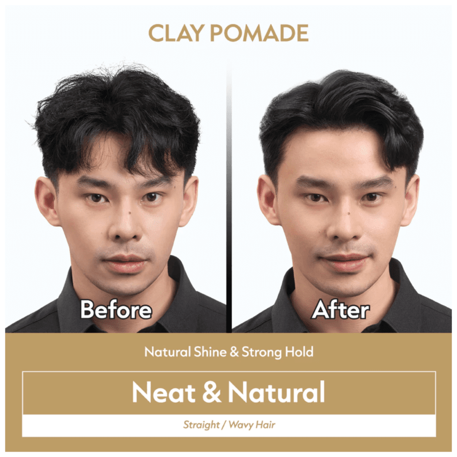 Captain Men's Care Clay Pomade Travel Size Penata Rambut 30gram
