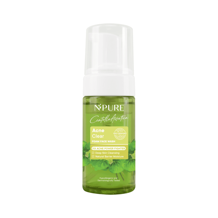 Npure Cica Acne Clear Foam Facial Wash 100ml